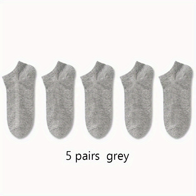5/10/30 Pairs Men's & Women's Premium Comfort No-Show Ankle Socks