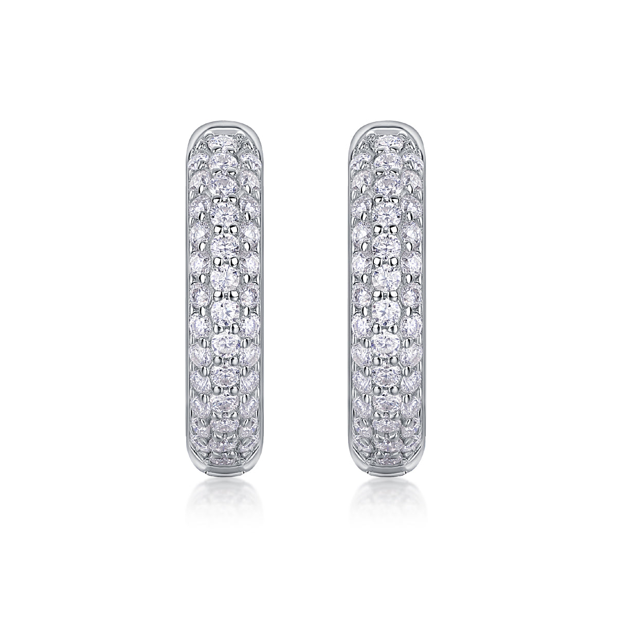 Corner Starlight - Premium Moissanite Luxury Silver Stud Earrings S925 Silver Plated Platinum