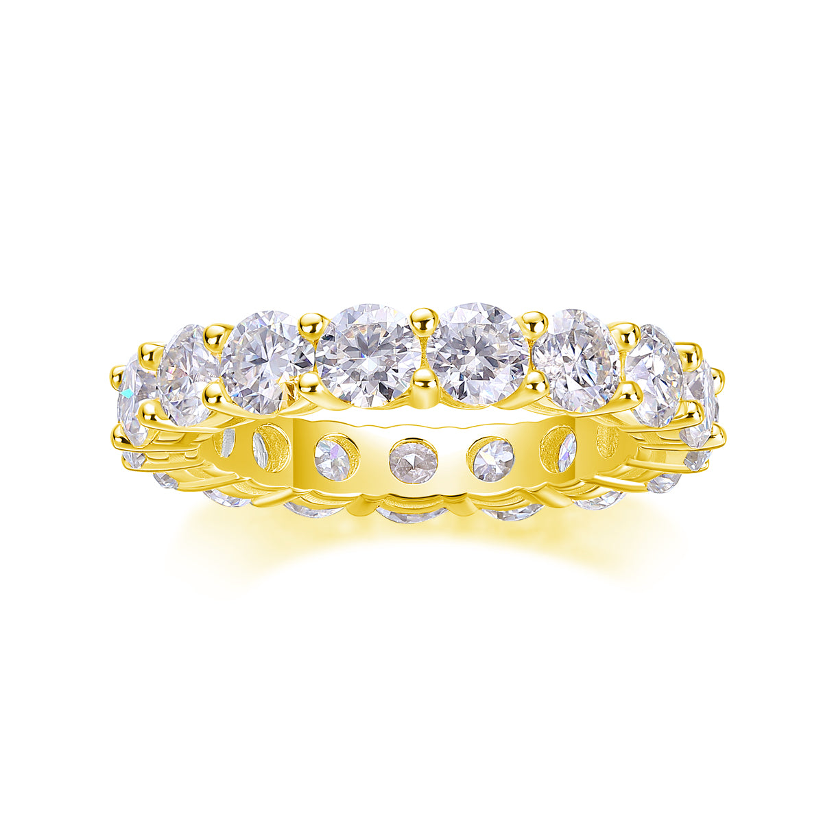 Starlight - Luxury Silver RIng Set With Top-quality Moissanite,  S925 Silver And Platinum-plated
