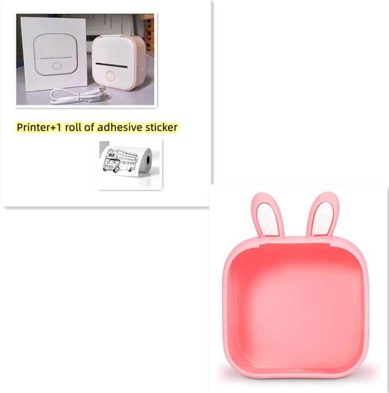 Mini Bluetooth Thermal Label Printer – Portable Photo, Study & Price Tag Printer