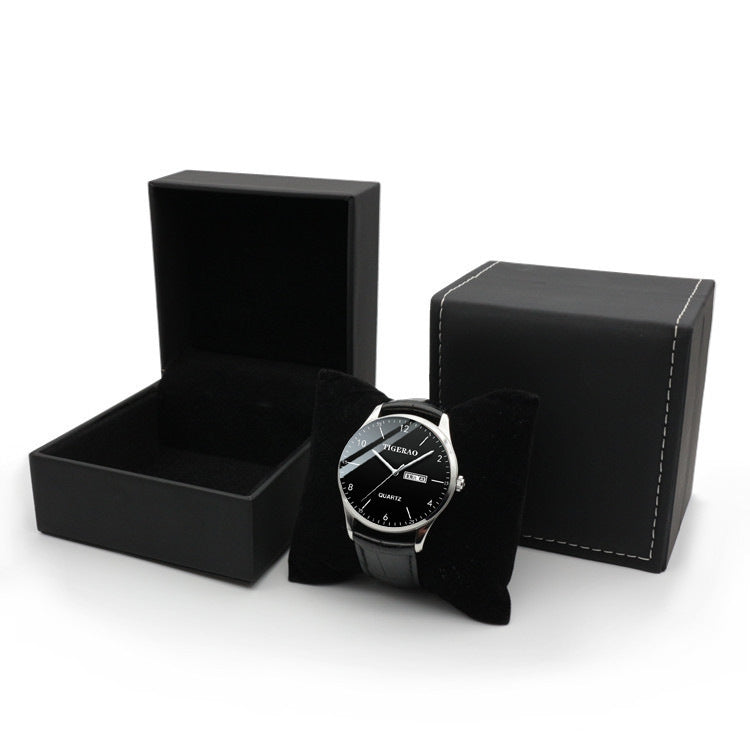 Luxurious Gold Plated Skeleton Quartz Watch for Men
