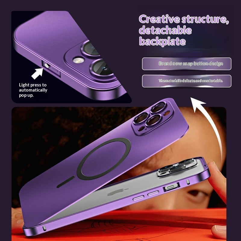 Full-Coverage Magnetic Metal Phone Case