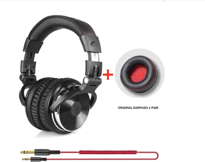 Professional Hi-Res Studio Headphones – Wired Over-Ear Monitor with SharePort & Foldable Design