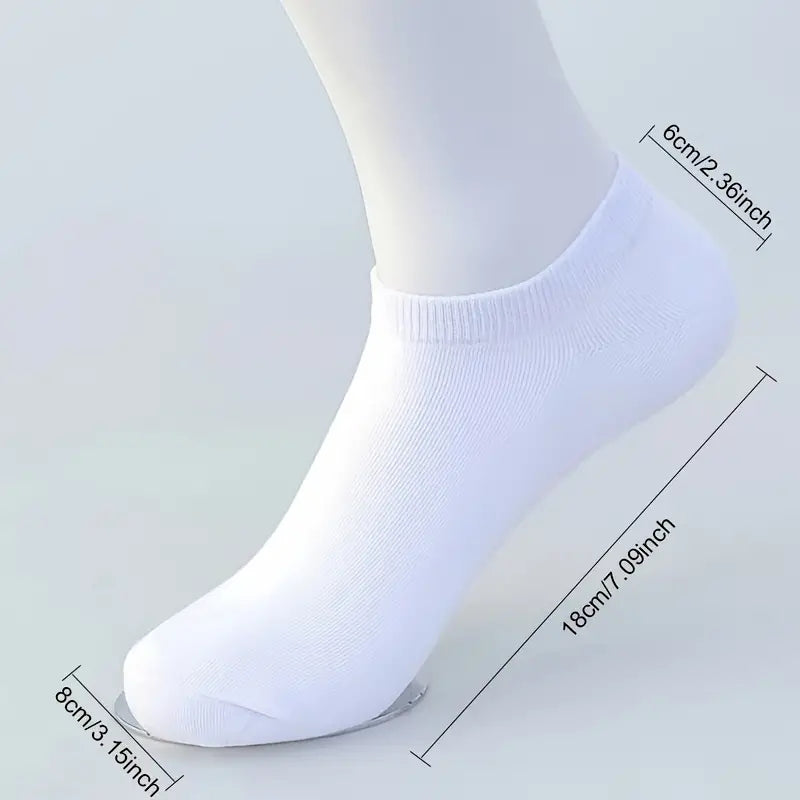 5/10/30 Pairs Men's & Women's Premium Comfort No-Show Ankle Socks