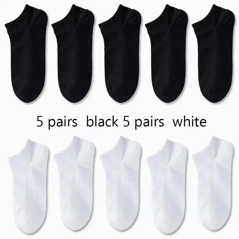 5/10/30 Pairs Men's & Women's Premium Comfort No-Show Ankle Socks
