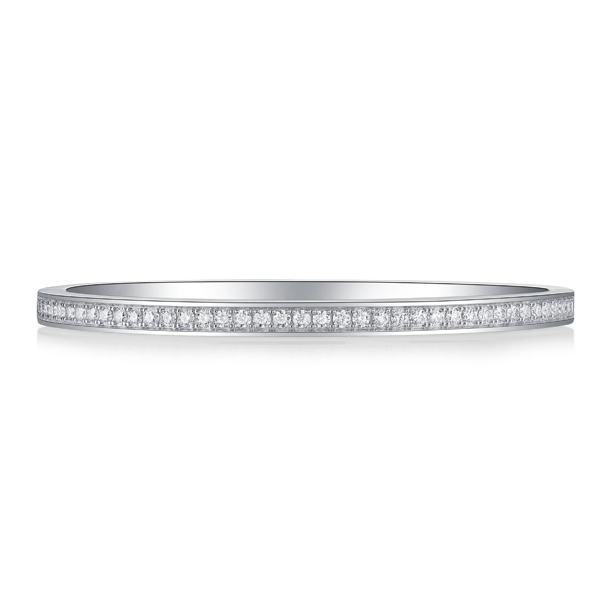 Token Of Love - Luxury Silver Bracelet Set With Top-quality Moissanite D Color VVS , S925 Silver-plated Platinum
