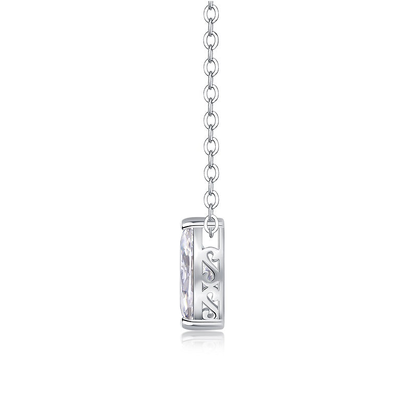 Morning Light Eye - Luxury Moissanite Pendant Necklace – S925 Silver with Gold Plating