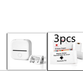 Mini Bluetooth Thermal Label Printer – Portable Photo, Study & Price Tag Printer