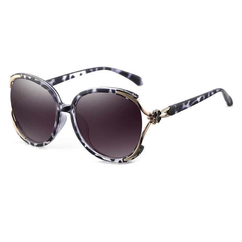 Luxury "Camellia" Flower Embellished Polarized Sunglasses for Women