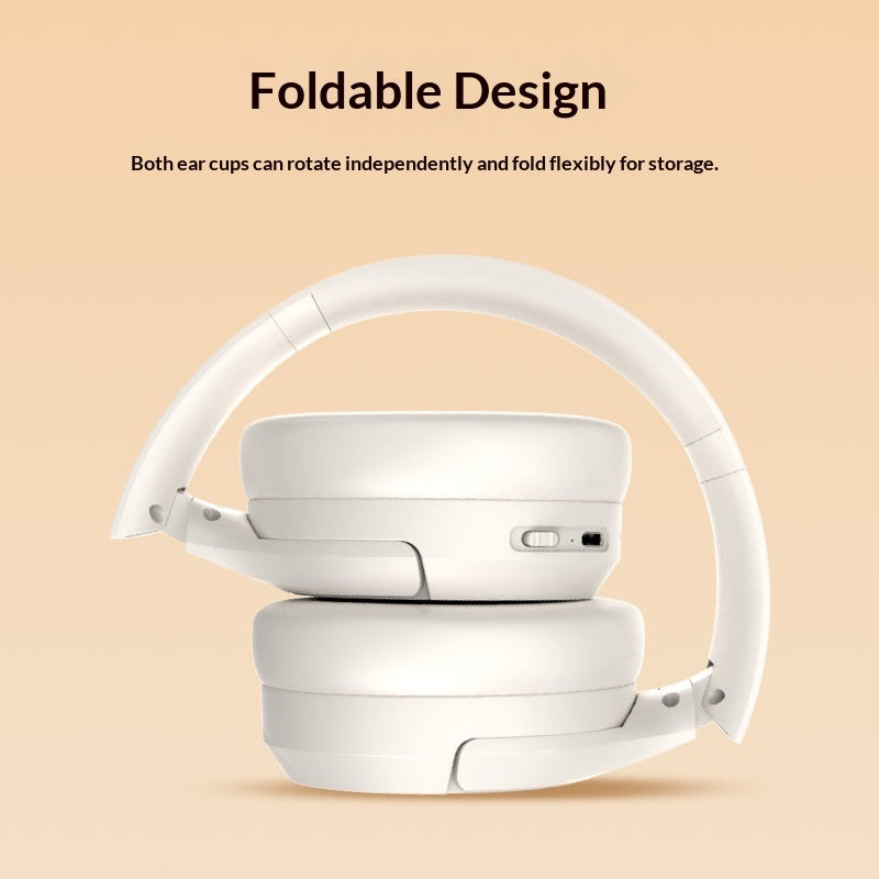 Over-ear Bluetooth Headphones With Active Noise Cancellation And Ultra-long Battery Life