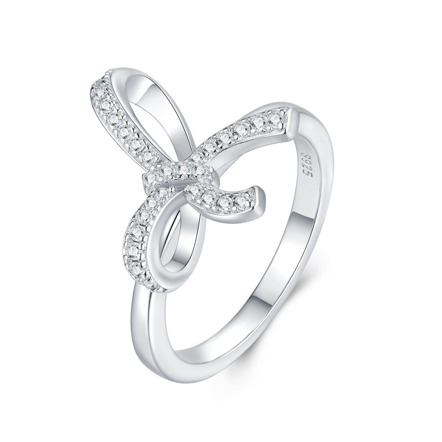 Luxury Silver Ring Featuring Top-quality Moissanite, Made Of S925 Silver Electroplated With Platinum.