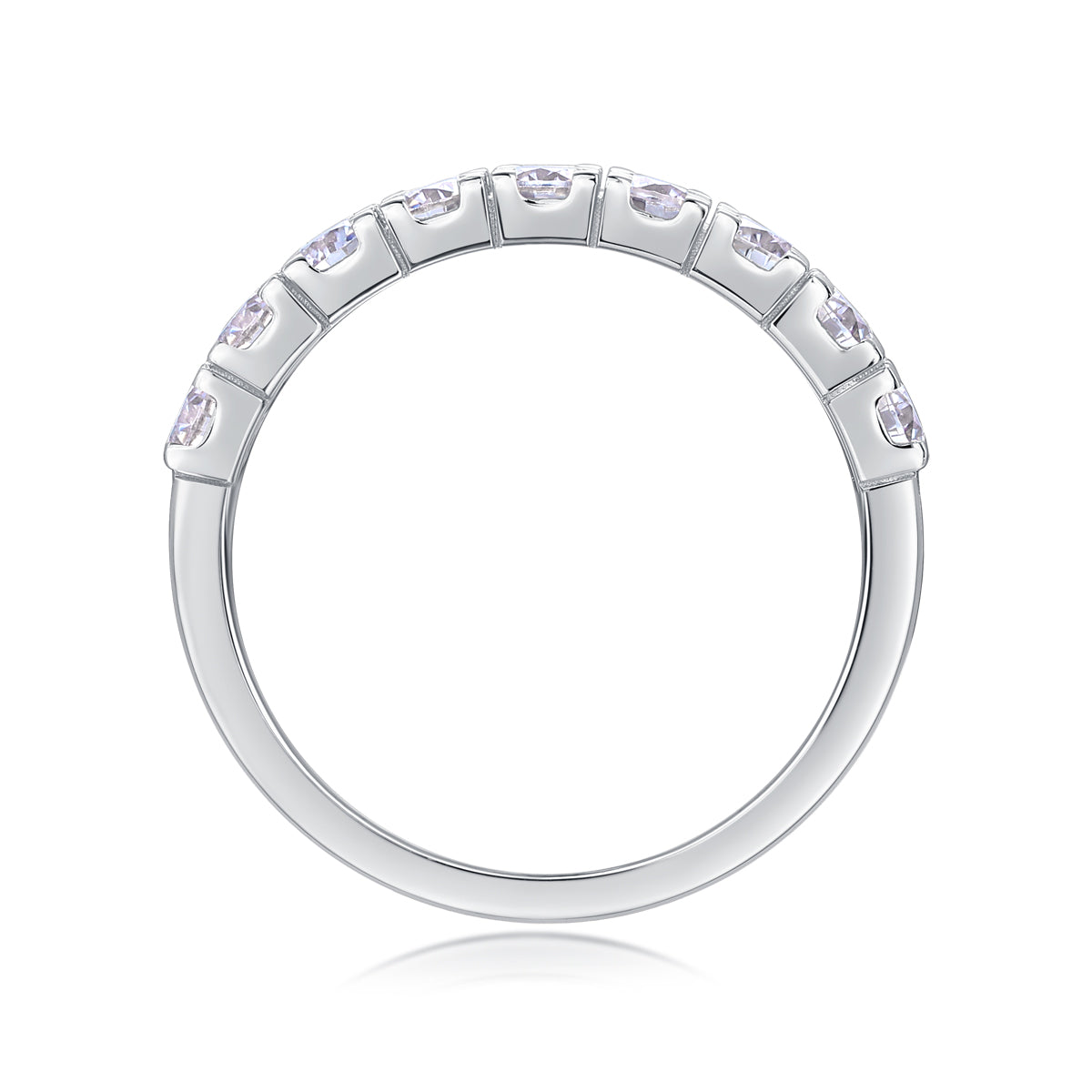 Starry Sky - Luxury Silver Ring Set With Top-quality Moissanite S925 Silver And Platinum-plated
