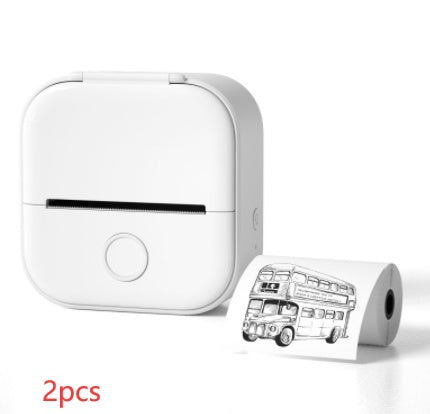 Mini Bluetooth Thermal Label Printer – Portable Photo, Study & Price Tag Printer