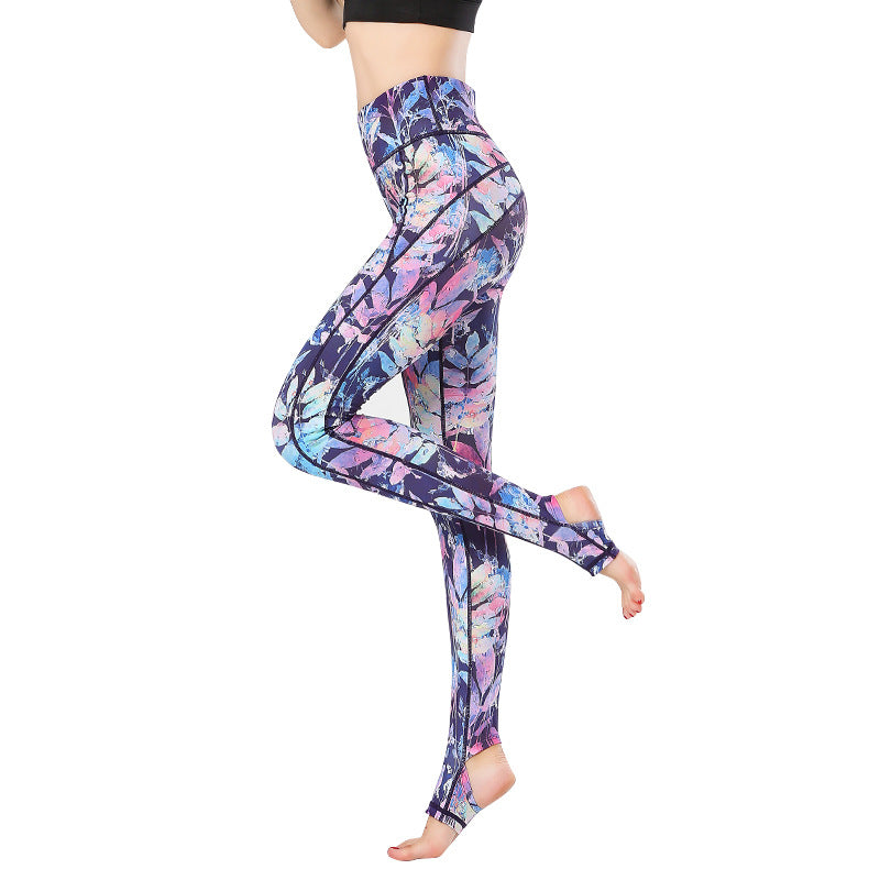 Geometric Print High Waisted Yoga & Sports Leggings