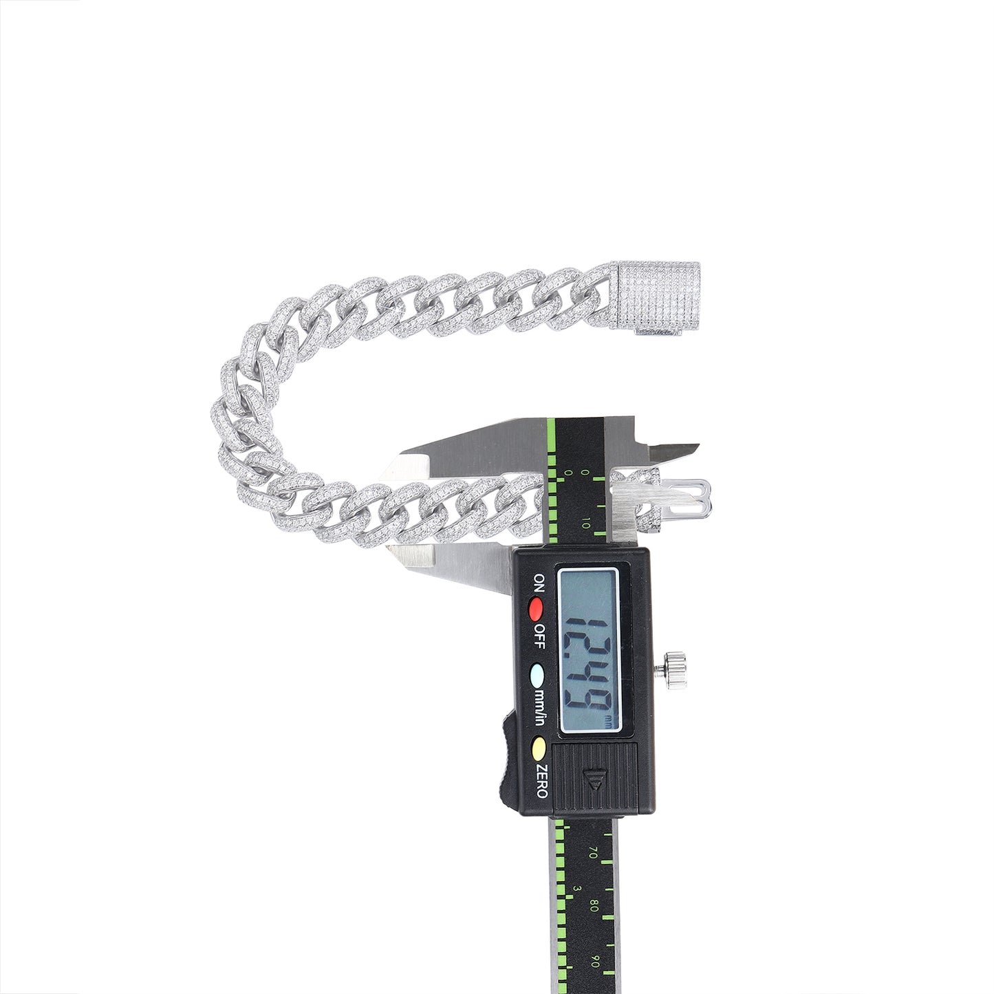 Set With Top-quality Moissanite, This Luxurious And Fashionable Light Luxury Jewelry Silver Bracelet Is Made Of S925 Silver Electroplated With Platinum