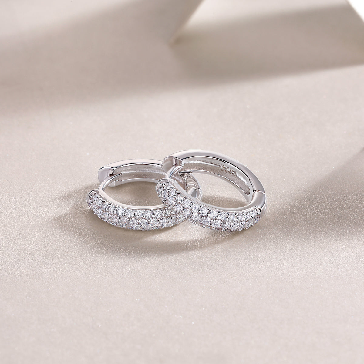 Corner Starlight - Premium Moissanite Luxury Silver Stud Earrings S925 Silver Plated Platinum