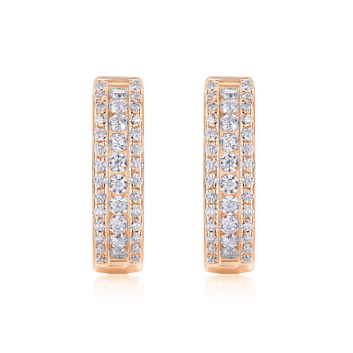 Brilliant Night - Premium Moissanite Luxury Silver Stud Earrings S925 Silver Plated Platinum