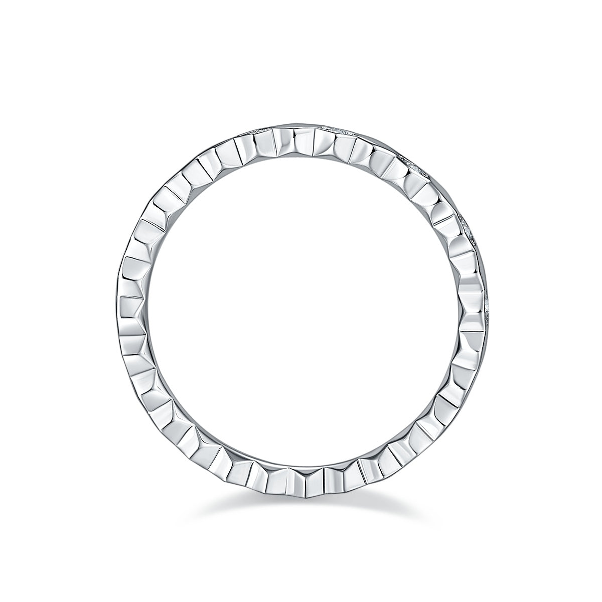 Bee Dance Of Light And Shadow - Luxury Ring Set With Top-quality Moissanite S925 Silver And Platinum-plated