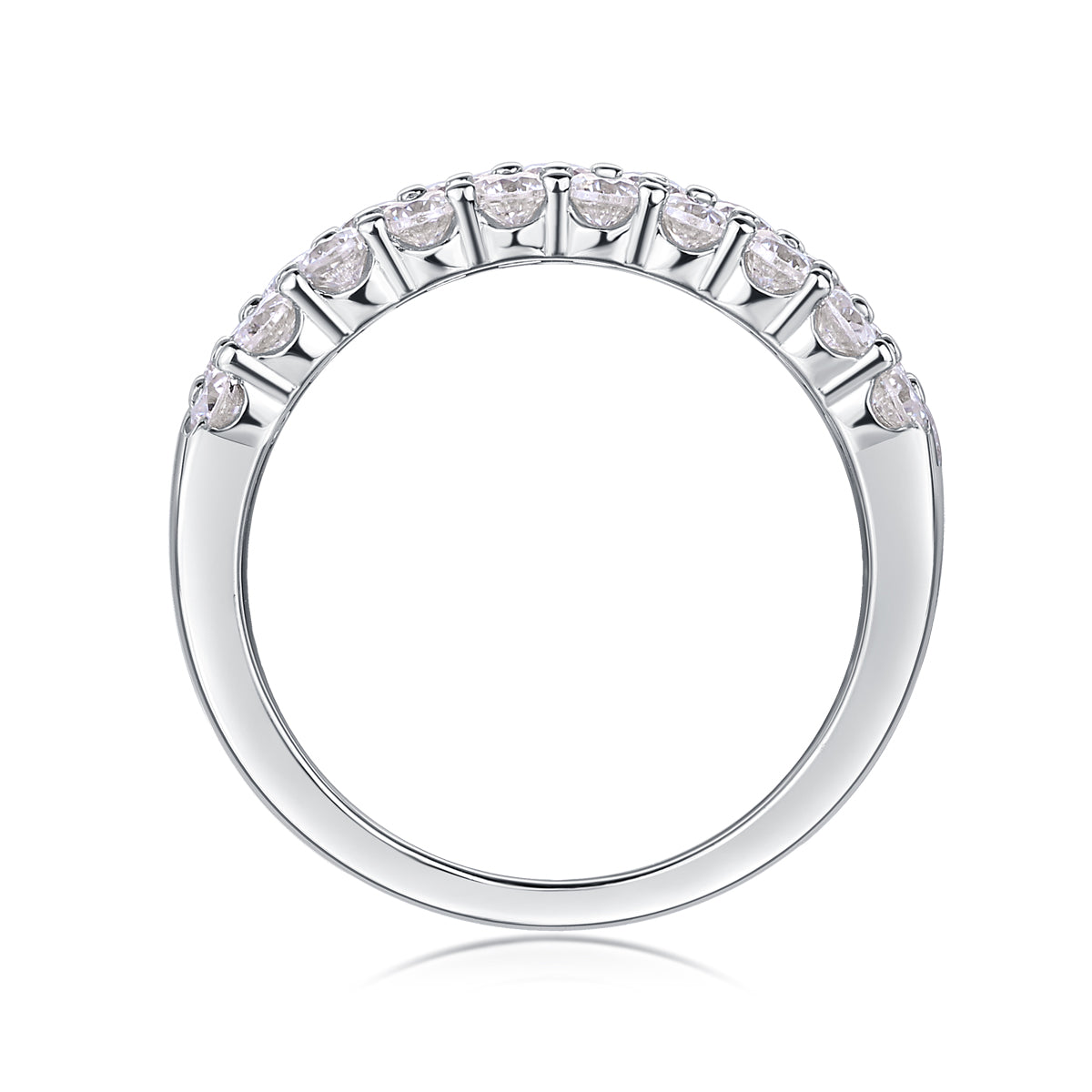 Phantom - Luxury Silver Ring Set With Top-quality Moissanite , S925 Silver And Platinum-plated Diamond  Ring