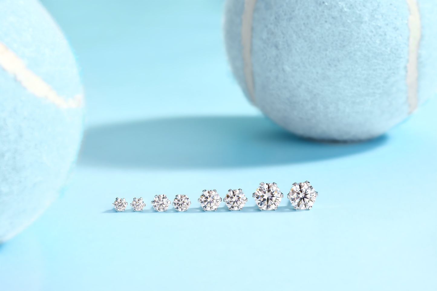Starlight Solo Dance - Premium Moissanite Luxury Silver Stud Earrings S925 Silver Plated Platinum