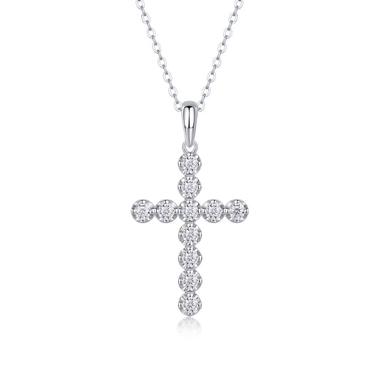 The Pendant Is A Fashionable And Trendy Accessory Set With Top-quality Moissanite S925 Silver And Platinum-plated Gold. It Can Be Tested In Gold Rose Gold With A Diamond Pen