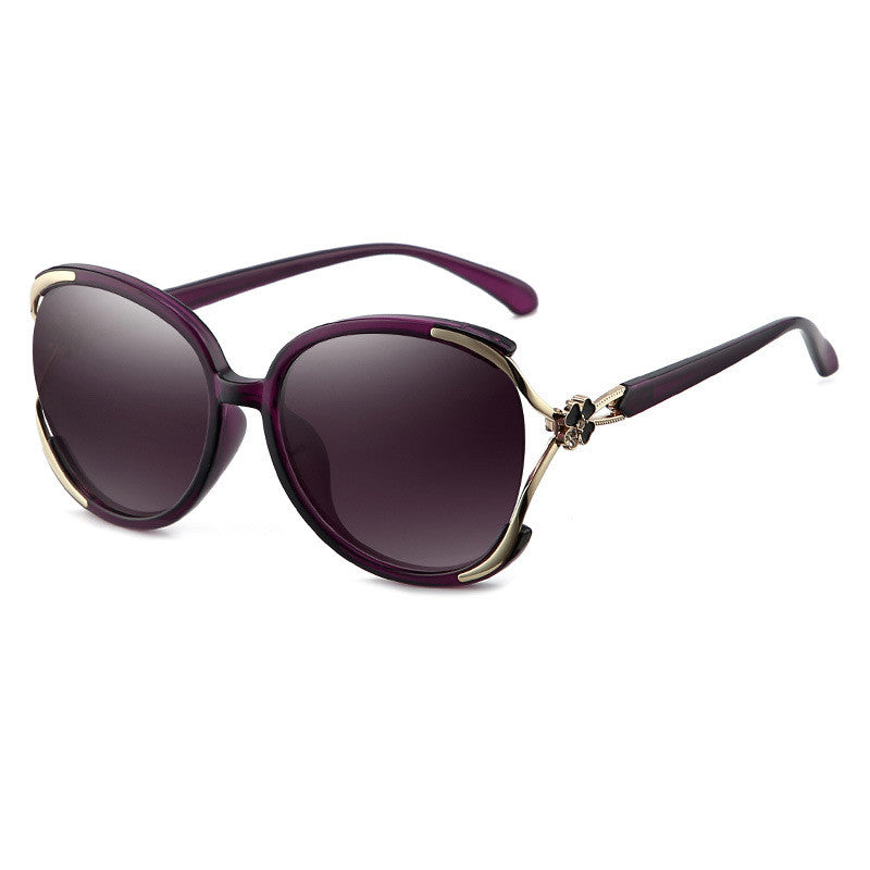 Luxury "Camellia" Flower Embellished Polarized Sunglasses for Women
