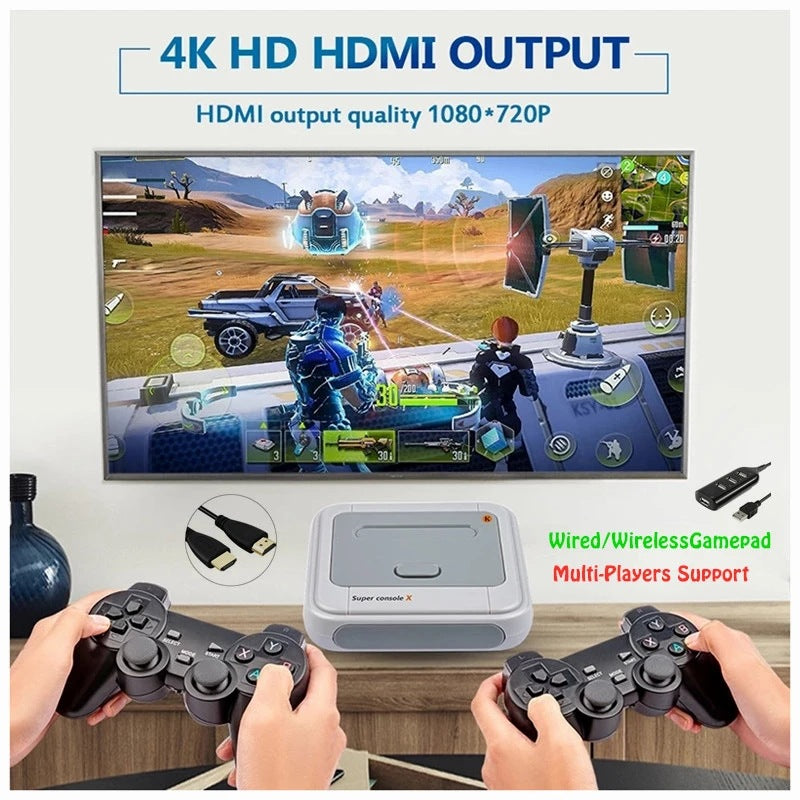 Portable HD Wireless Game Console – Retro Arcade Emulator