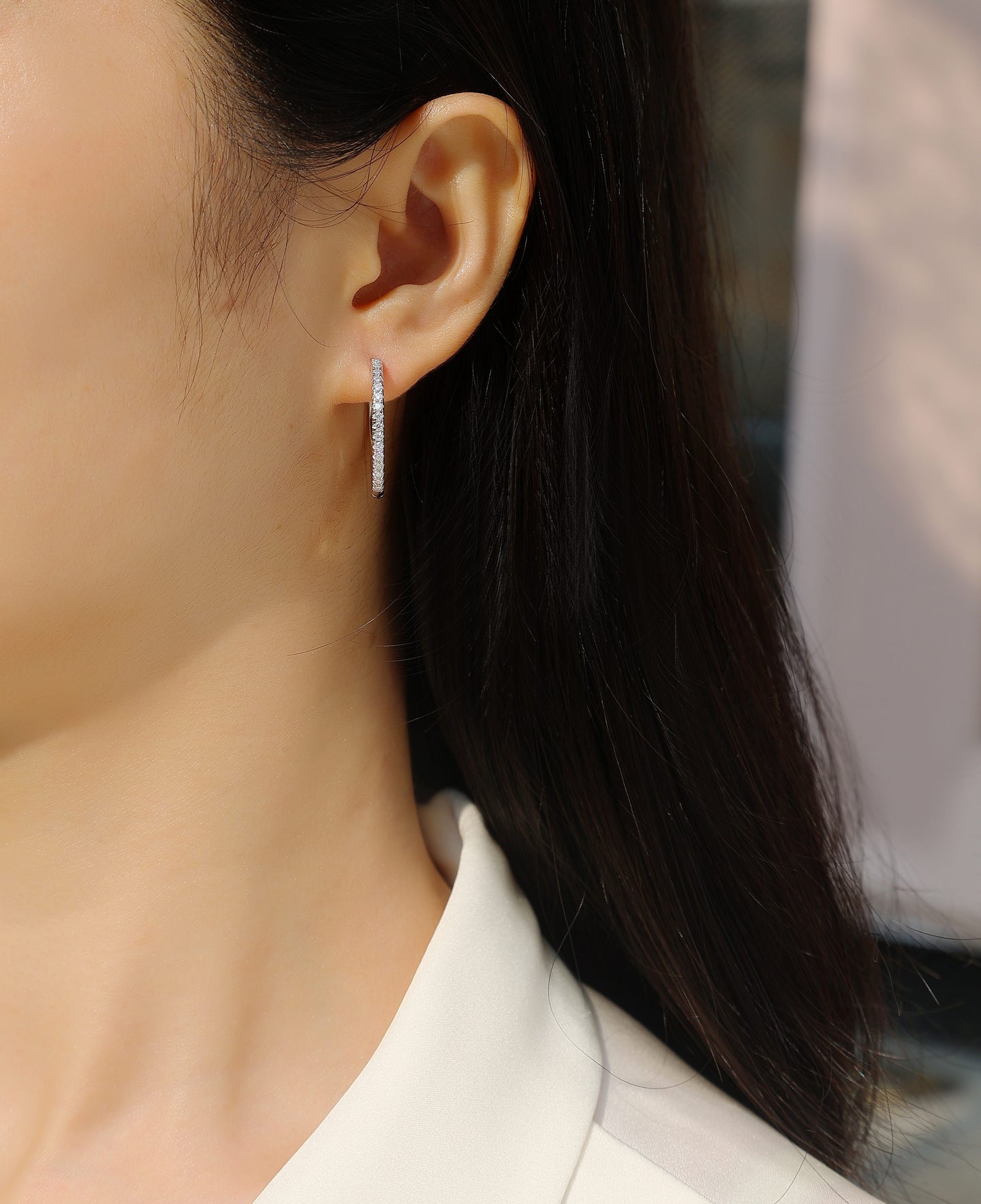 Yuedong Light - Premium Moissanite Luxury Silver Stud Earrings S925 Silver Plated Platinum