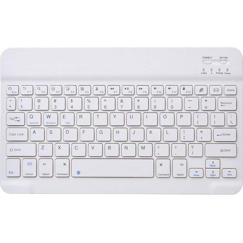 Ultra-Slim Universal Bluetooth Keyboard | Portable, Rechargeable & Multi-Device Compatible (iOS, Android, Windows)
