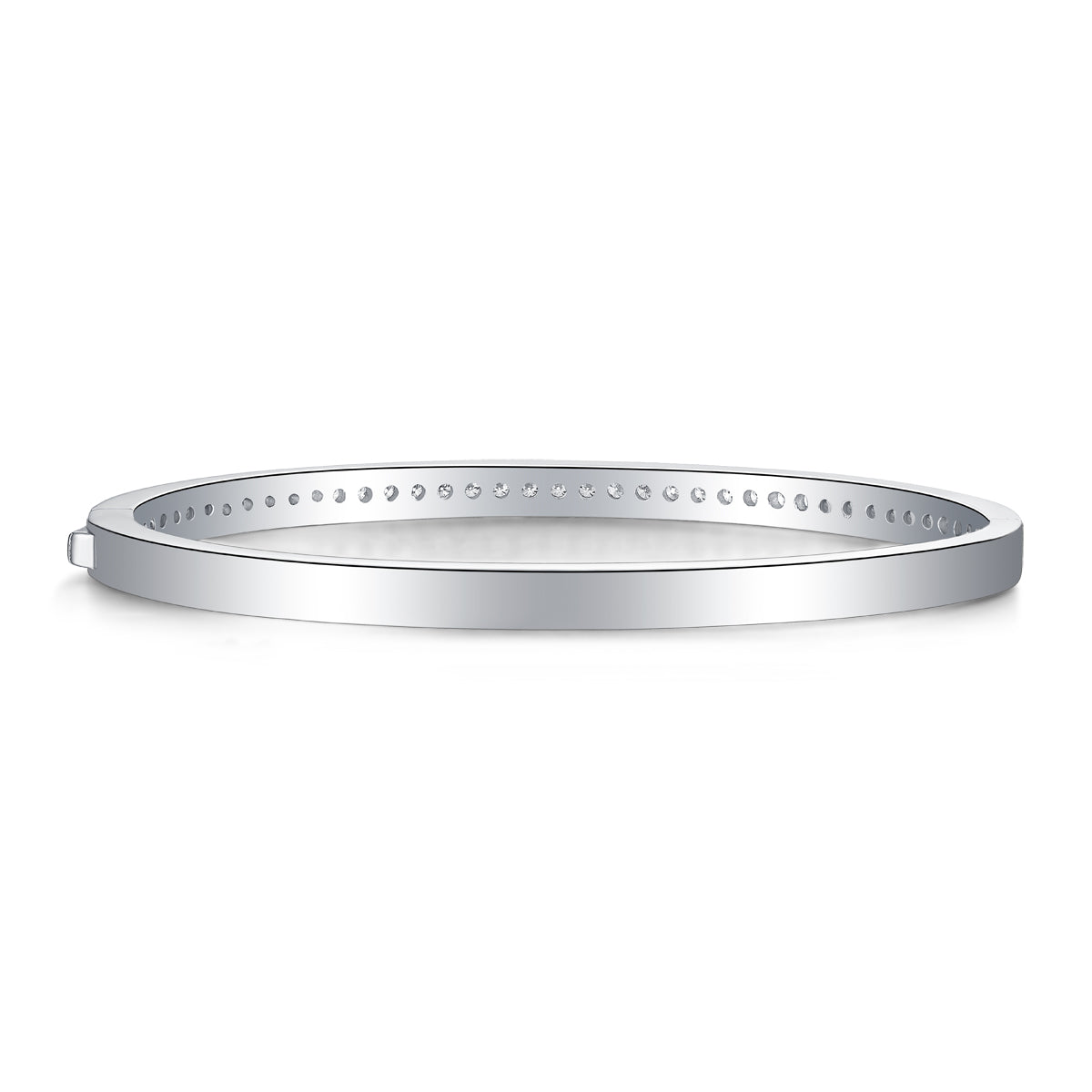 Token Of Love - Luxury Silver Bracelet Set With Top-quality Moissanite D Color VVS , S925 Silver-plated Platinum
