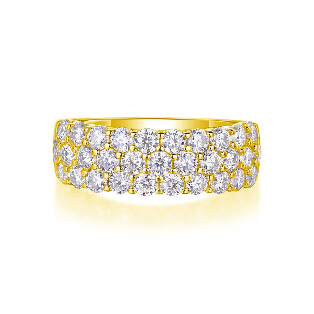 Phantom - Luxury Silver Ring Set With Top-quality Moissanite , S925 Silver And Platinum-plated Diamond  Ring