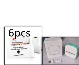 Mini Bluetooth Thermal Label Printer – Portable Photo, Study & Price Tag Printer