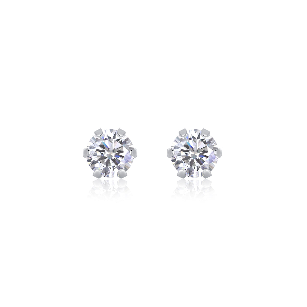 Starlight Solo Dance - Premium Moissanite Luxury Silver Stud Earrings S925 Silver Plated Platinum