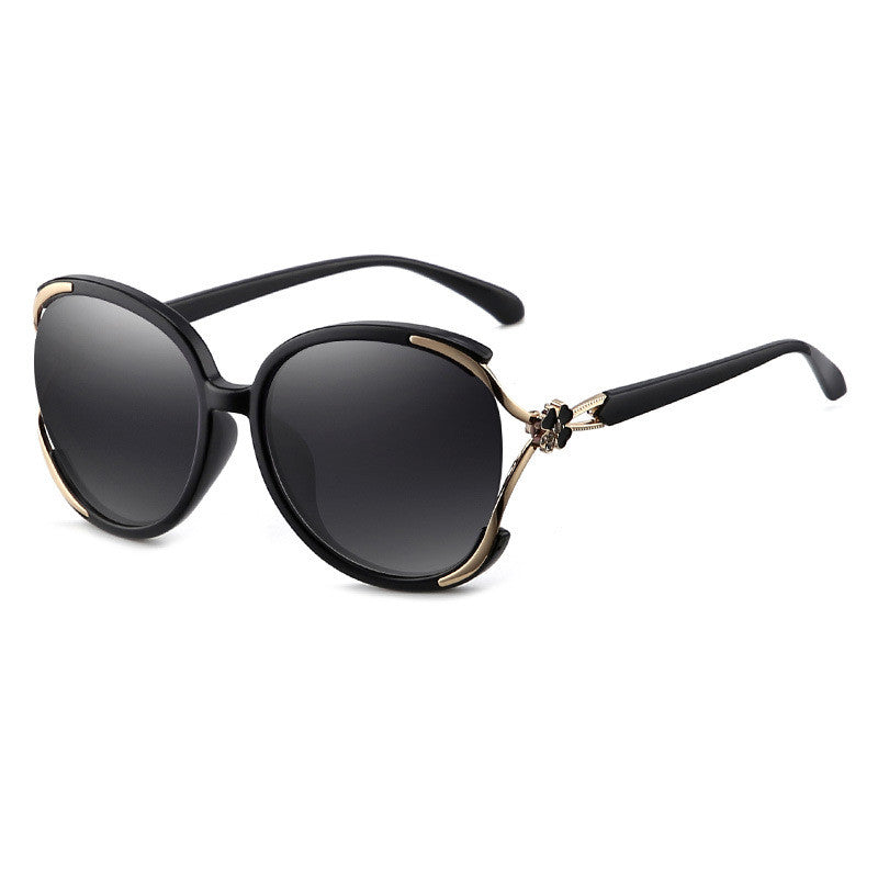 Luxury "Camellia" Flower Embellished Polarized Sunglasses for Women
