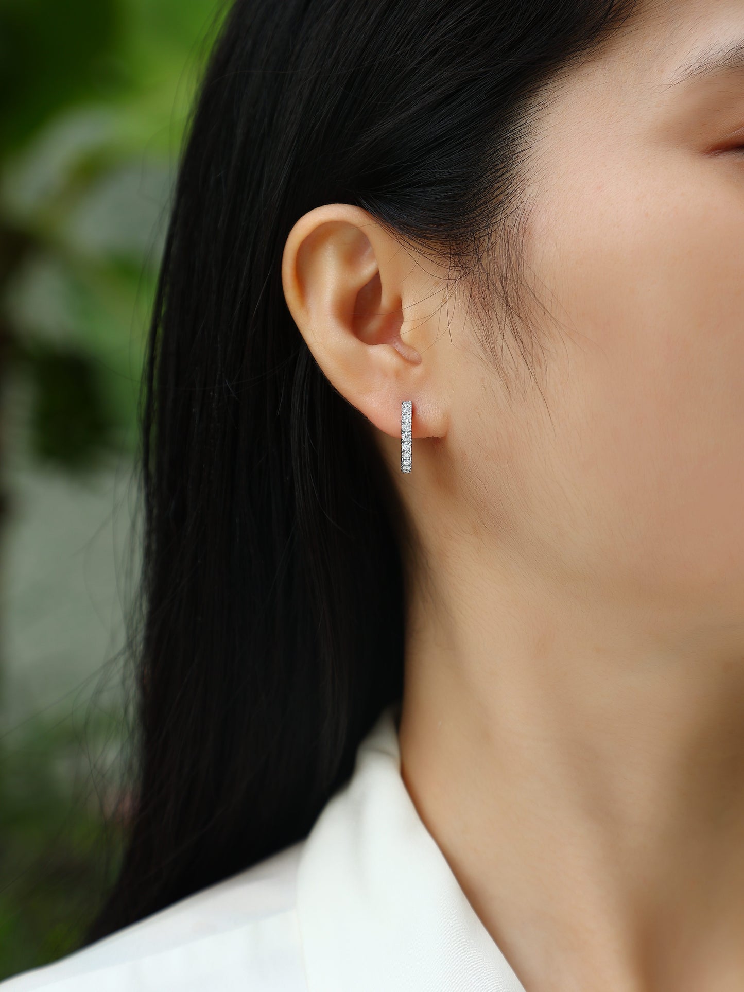 Modern Guide - Premium Moissanite Luxury Silver Stud Earrings S925 Silver Plated Platinum