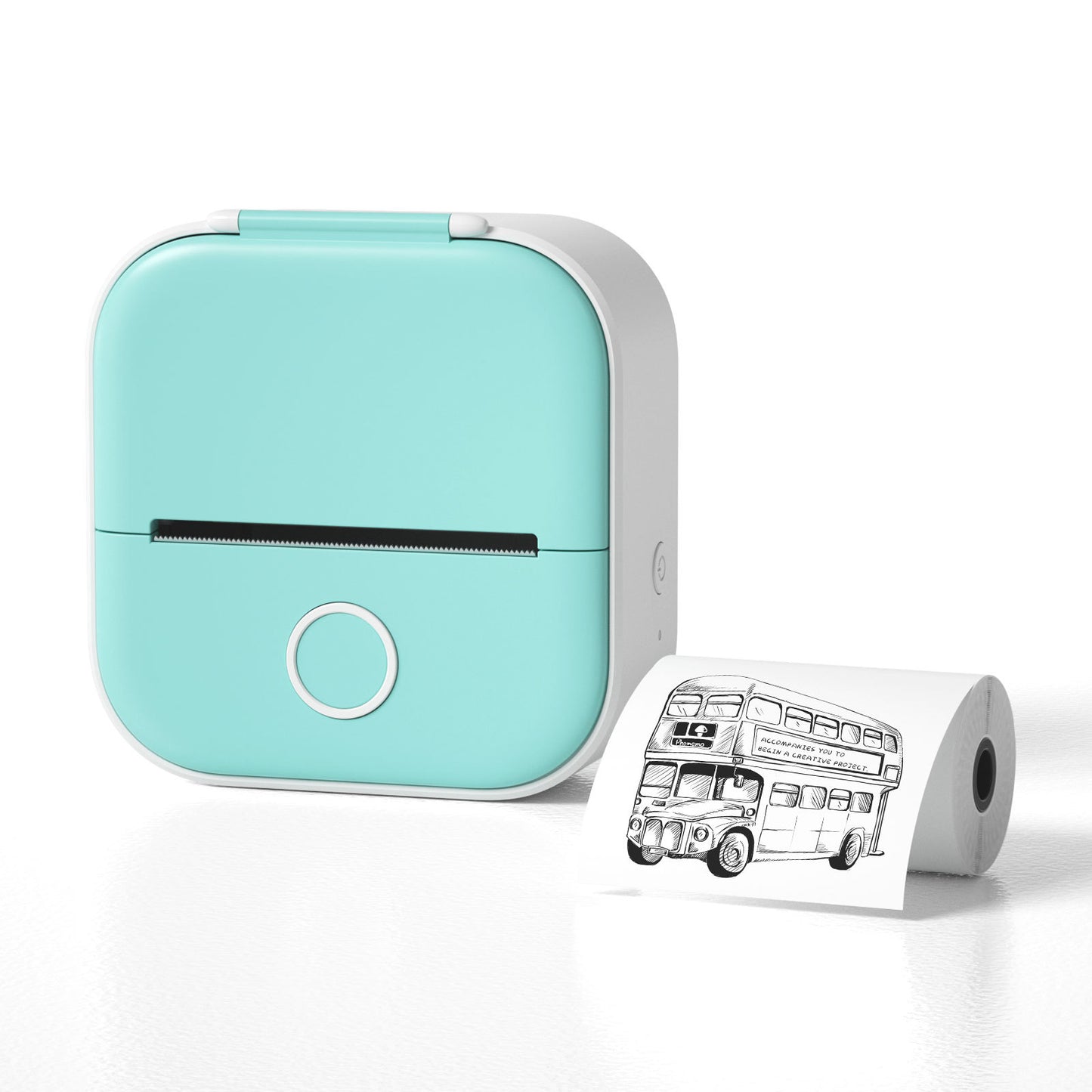 Mini Bluetooth Thermal Label Printer – Portable Photo, Study & Price Tag Printer