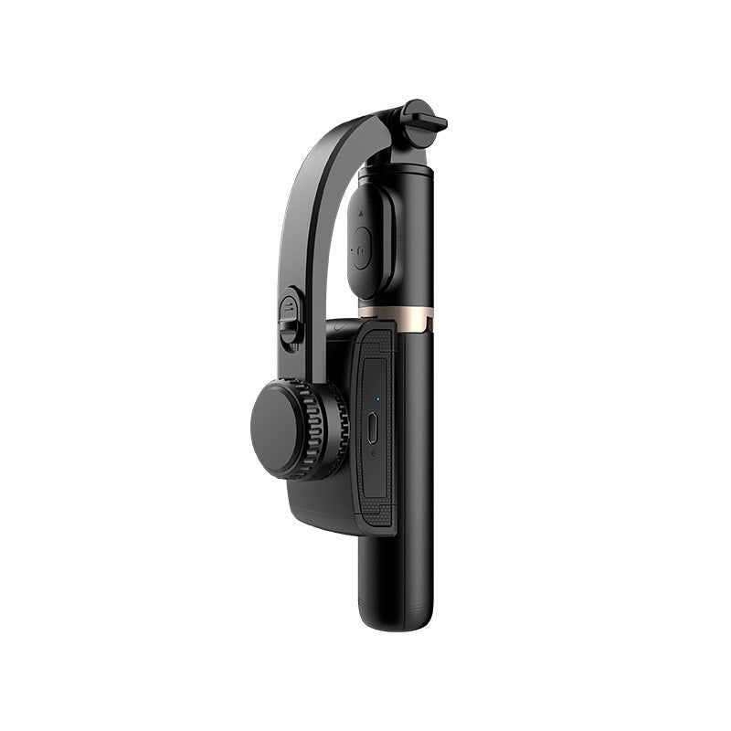 Mechanical Single-Axis Handheld Gimbal Stabilizer with Dual Fill Lights