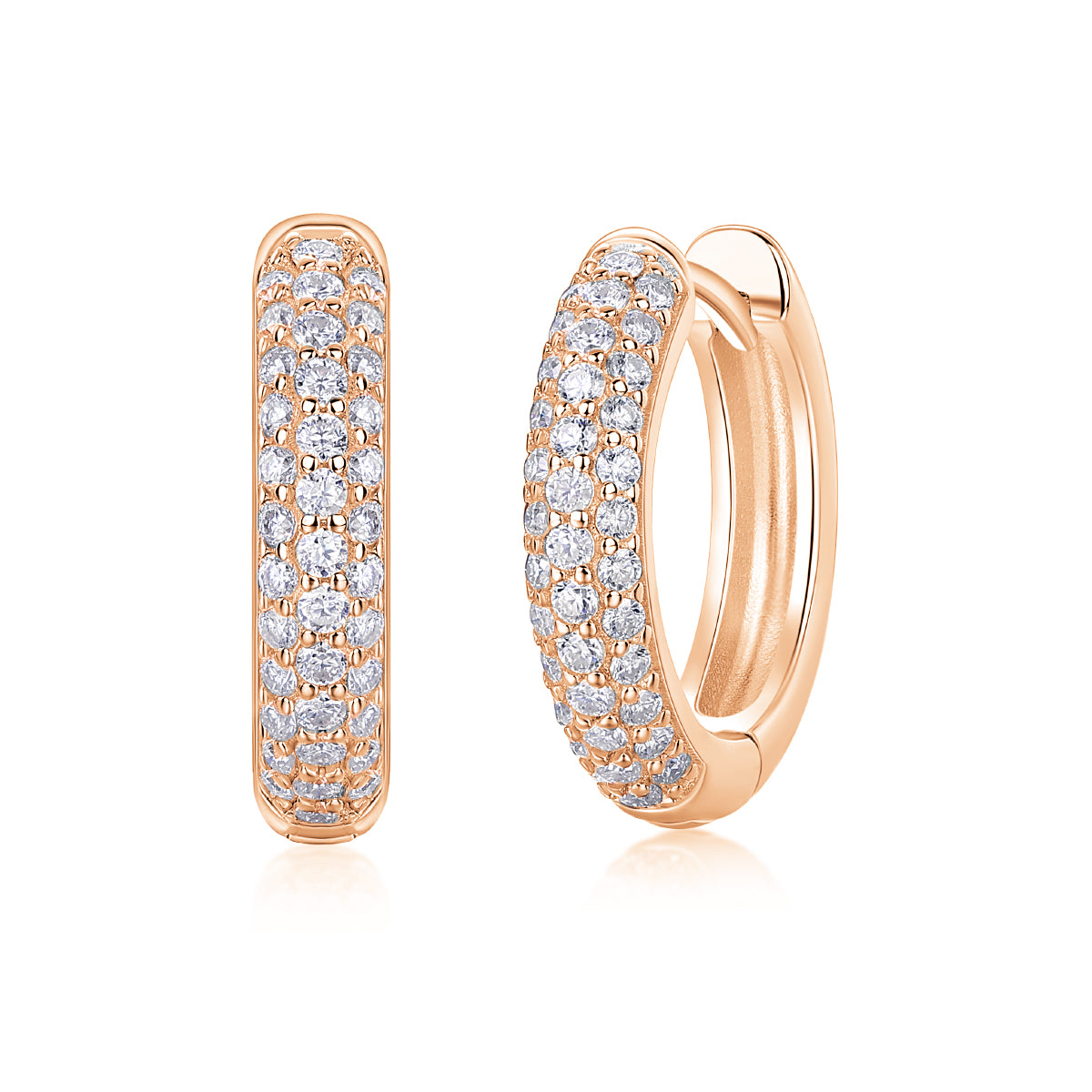 Corner Starlight - Premium Moissanite Luxury Silver Stud Earrings S925 Silver Plated Platinum