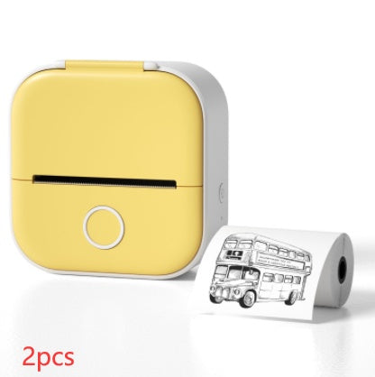 Mini Bluetooth Thermal Label Printer – Portable Photo, Study & Price Tag Printer