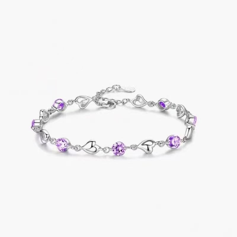925 Sterling Silver Heart Of The Ocean Bracelet