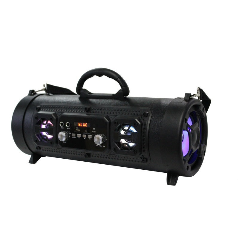 Rechargeable Stereo Bass Portable Wireless Bluetooth Speaker with with FM Radio & Wired/Wireless Mic Support