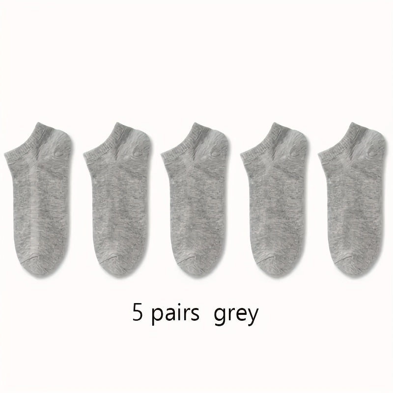 5/10/30 Pairs Men's & Women's Premium Comfort No-Show Ankle Socks