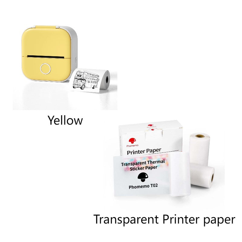 Mini Bluetooth Thermal Label Printer – Portable Photo, Study & Price Tag Printer