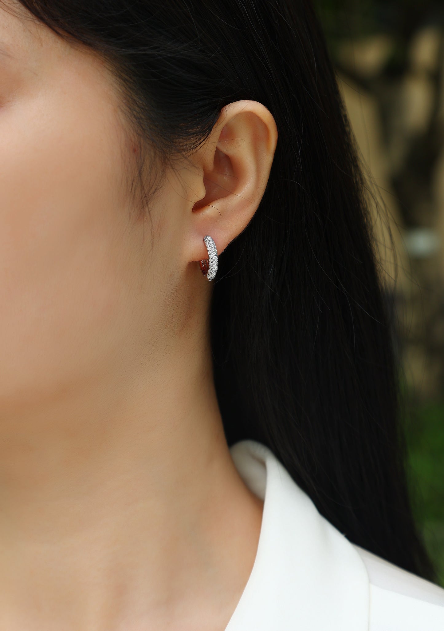 Corner Starlight - Premium Moissanite Luxury Silver Stud Earrings S925 Silver Plated Platinum