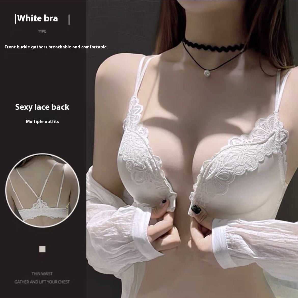 Sexy Seamless Lace Underwear Set for Women – Bra & Panties