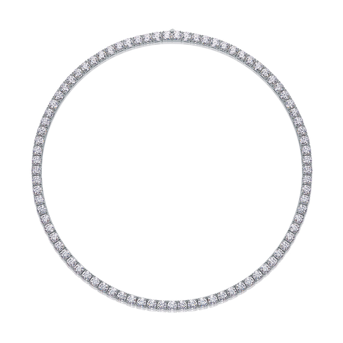 Endless Starry River - Luxury Necklace Set With Top-quality Moissanite, S925 Silver-plated Platinum.