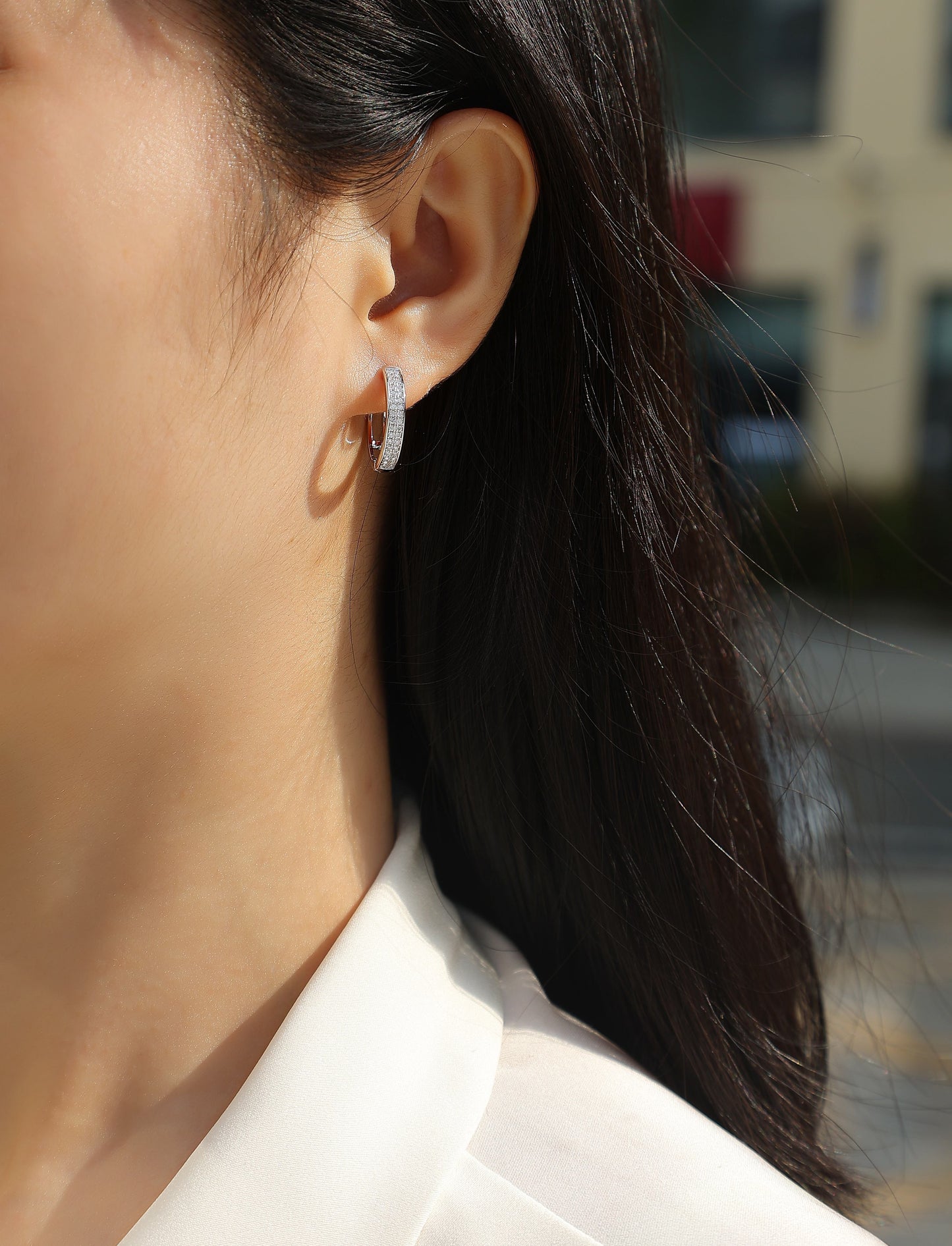 Firefly Light - Premium Moissanite Luxury Fashion Light Luxury Jewelry Silver Stud Earrings S925 Silver Plated Platinum