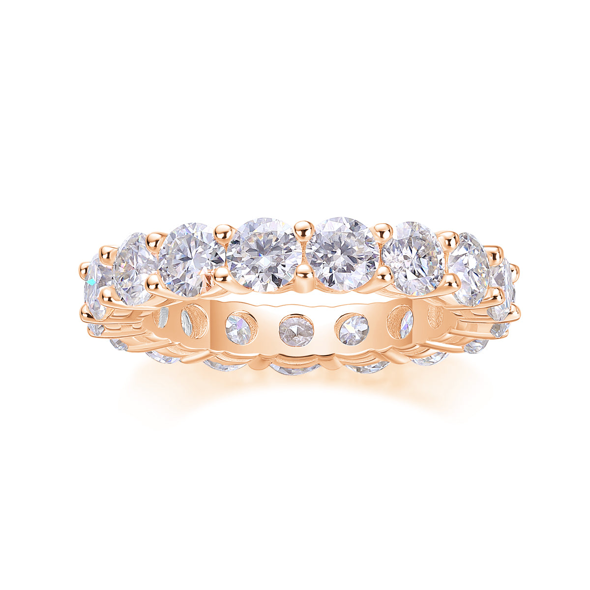 Starlight - Luxury Silver RIng Set With Top-quality Moissanite,  S925 Silver And Platinum-plated
