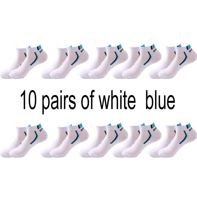 Men's Ankle Socks 5 or 10 Packs – All-Season Breathable Cotton Blend, Sports & Casual Wear