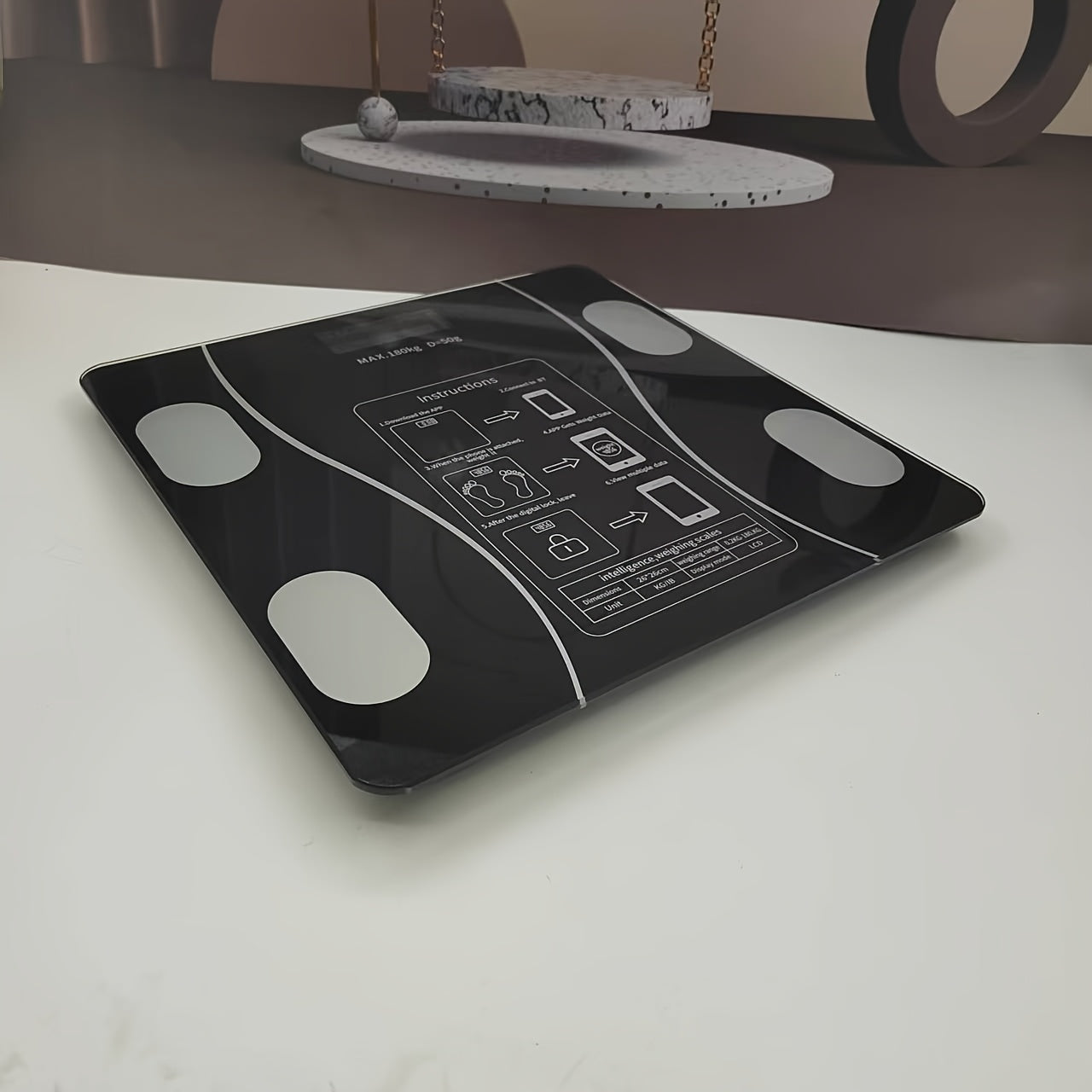 Intelligent Bluetooth Body Fat & Composition Smart Scale